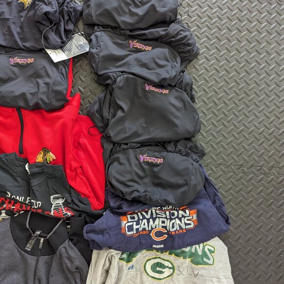 Lot of Mixed Mens Womens NHL NFL Sports Shirts 13 Pc Reseller Bundle - Picture 4 of 5